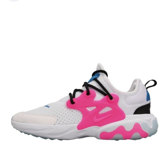 Nike Shoes - Nike Women's React Presto White Hyper Pink Photo Blue Running Shoes Sneakers, 9